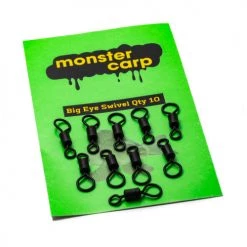 Fish On Tackle Store Big Eye Swivel-Qty 10 - Monster Carp Specimen Carp