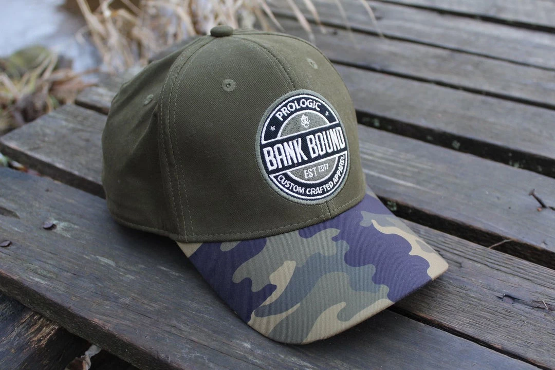Fish On Tackle Store Apparel & Camping Prologic Bank Bound CAMO CAP 2 Fish On Tackle Store Apparel & Camping Prologic Bank Bound CAMO CAP