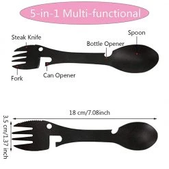 Fish On Tackle Store Camping Tools & Bankside Kitchen Camping Multi Tool Spork Utensil