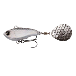 Fish On Tackle Store SAVAGE GEAR FAT TAIL SPIN SINKING WHITE SILVER