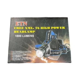 Fish On Tackle Store 1800 Lumens Rechargeable Headlamp Apparel & Camping