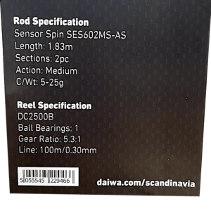 Fish On Tackle Store Daiwa Sensor Rod & Reel Combo 3 Fish On Tackle Store Daiwa Sensor Rod & Reel Combo
