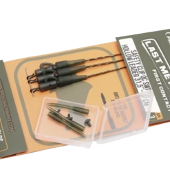 Fish On Tackle Store Prologic Safety Clip Quick Change Swivel Hollow Leader 80cm 45LBS Python (3pcs)