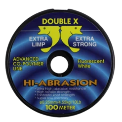Fish On Tackle Store Double X Extra Limp Extra Strong White (100 M) Leader Line