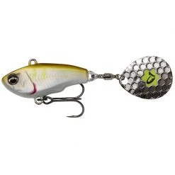 Fish On Tackle Store SAVAGE GEAR FAT TAIL SPIN SINKING WHITE SILVER